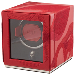 Wolf Memento Mori Cub Watch Winder - Red 1