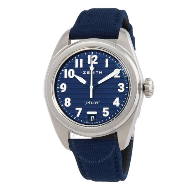 Zenith Pilot Automatic Blue Dial Mens Watch 03.4000.362051.I003 1