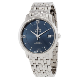 Omega De Ville Prestige Blue Dial Mens Watch 424.10.37.20.03.001 1